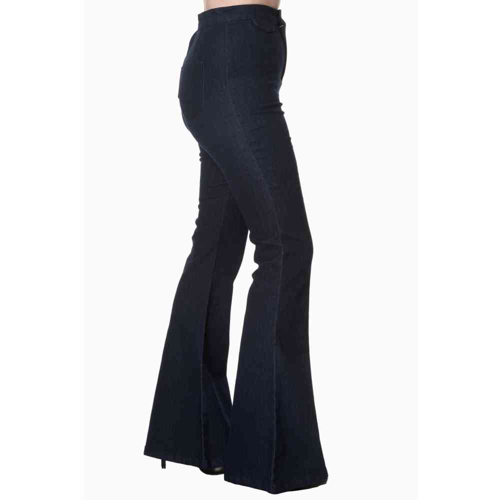 Dancing Days - Legs Eleven flare Pantalon - Bleu